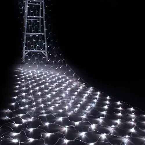 20 ft x 10 ft White LED Lights BACKDROP Wedding Party Ceremony Decorations