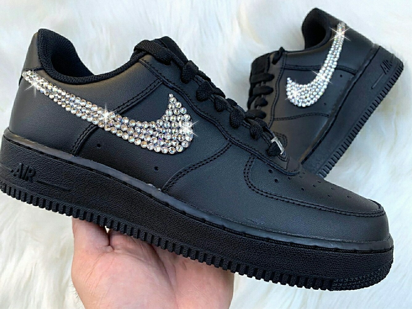 Nike air force shops swarovski