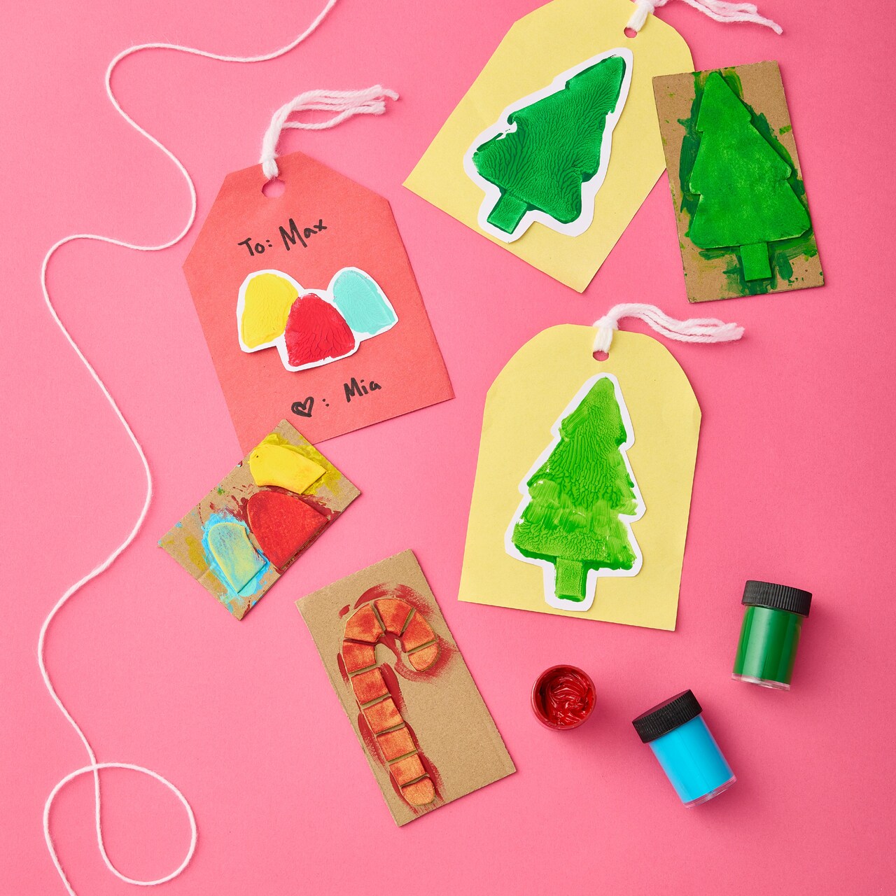 Winter Workshop: Foam Stamped Gift Tags