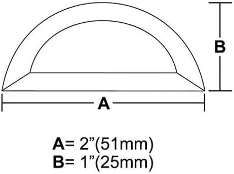 2&#x22; x 1&#x22; Half Circle Clear Glass Bevel - 4.7MM Thick - 10 Pack