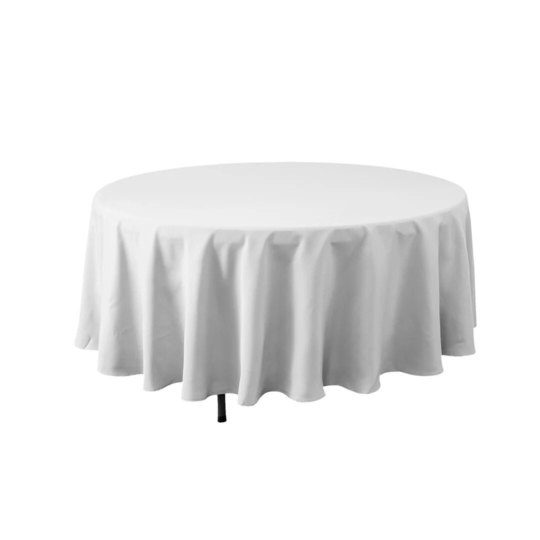 Round Polyester Table Cover 120 Inch