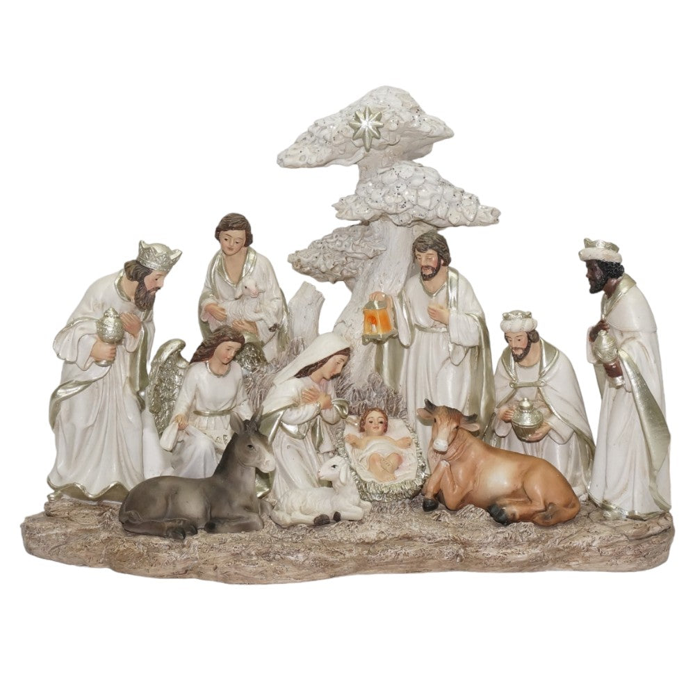 7&#x22; Nativity Scene - Under the Star - Elegant Christmas Decor