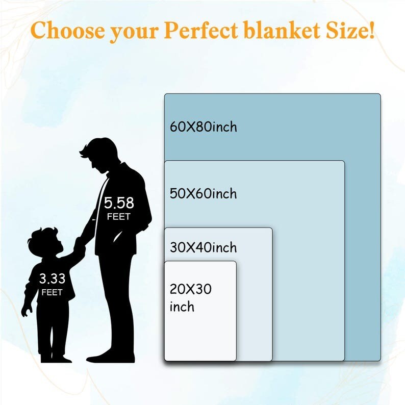Personalized Mermaid Blanket For Kids - Custom Name Throw Blanket 40x50 Inches, Ultra Soft Micro Fleece, Baby Girl Gift - View #3