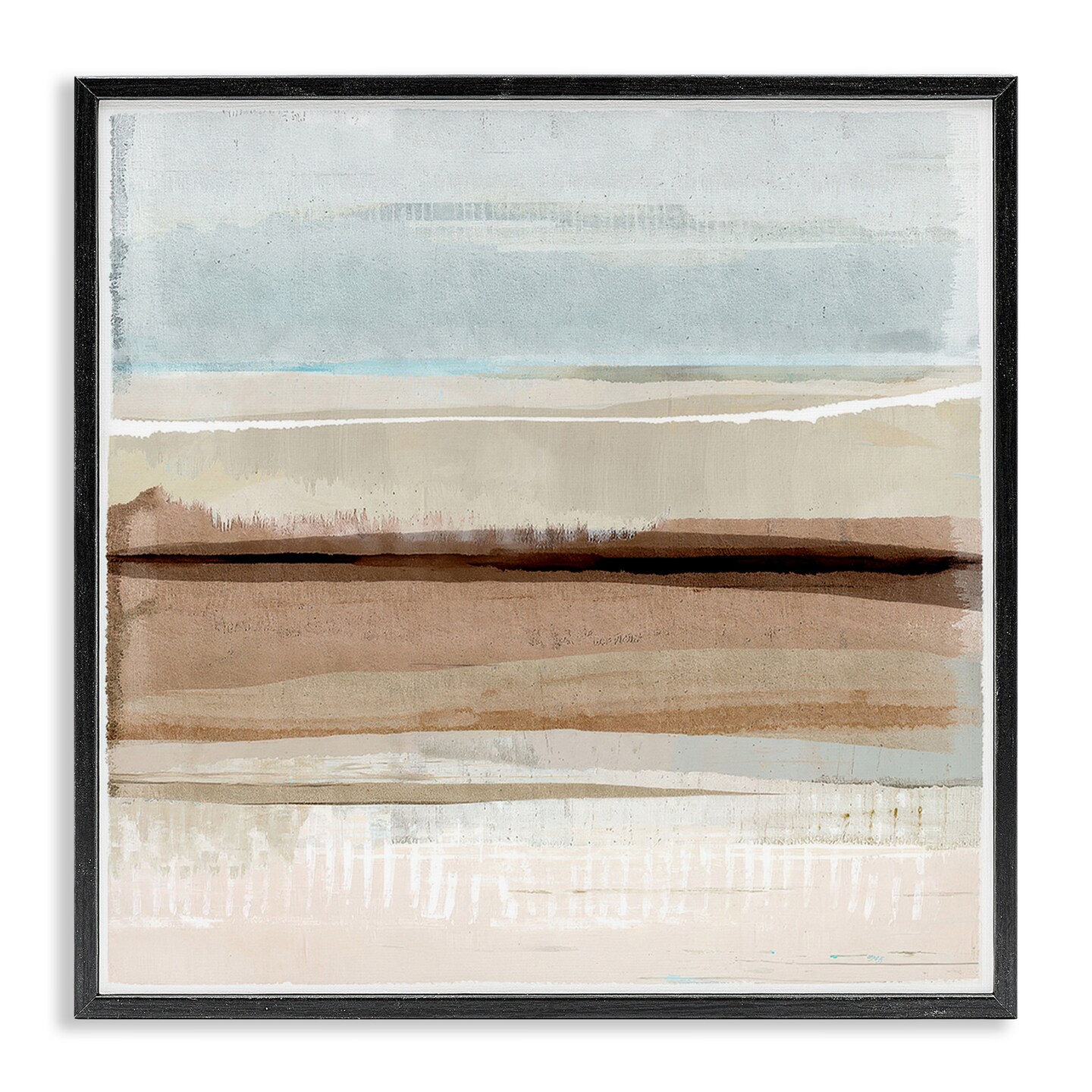 Stupell Industries Winter Sands Pattern Framed Giclee Wall Art