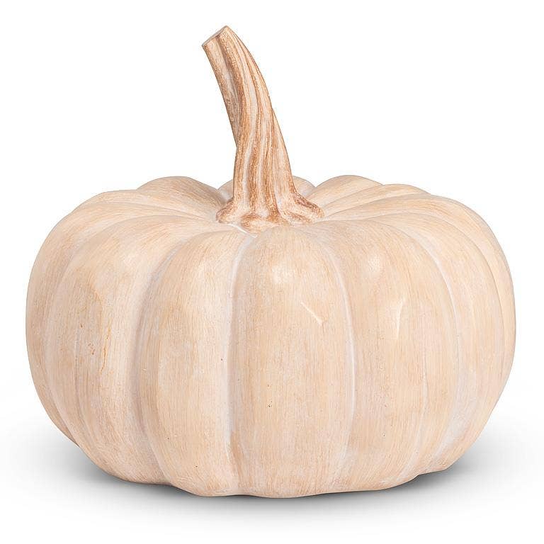 TAN RESIN PUMPKIN