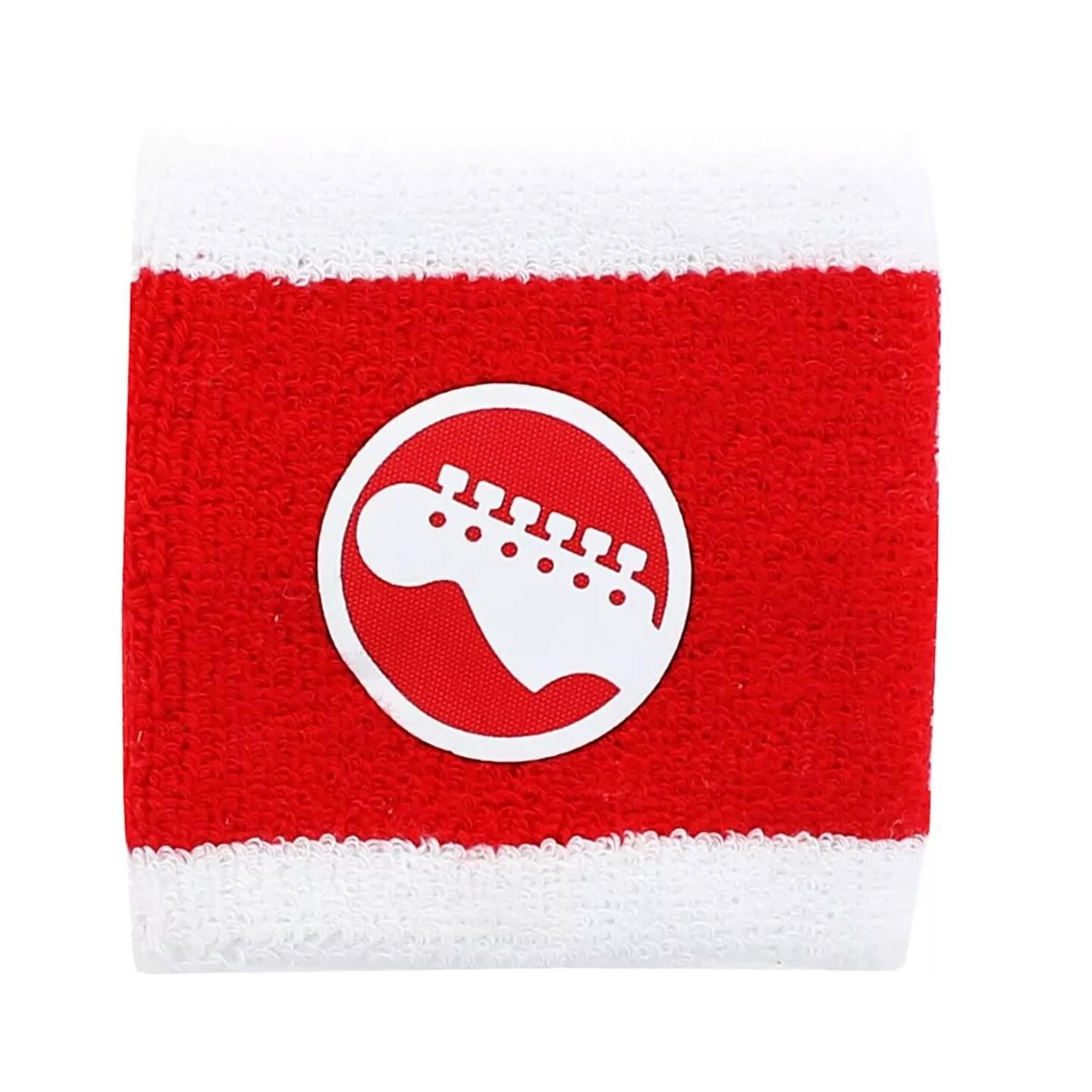 Scott Pilgrim Red &#x26; White Guitar Athletic Wristband