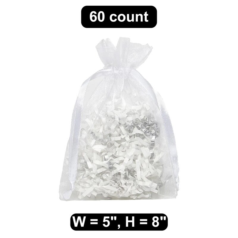 5&#x22; x 8&#x22; Organza Bag Ideal for Wedding Favors