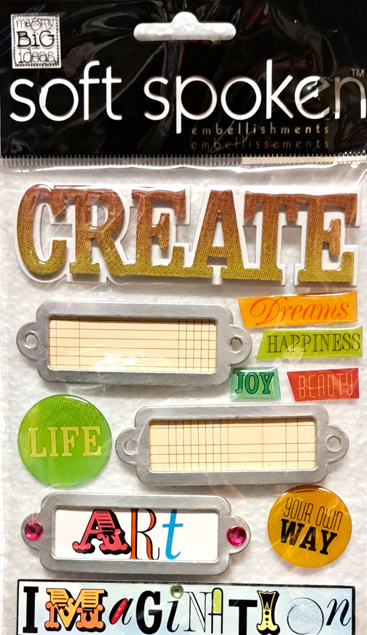 Me &#x26; My Big Ideas Notebook Create Dimensional Stickers