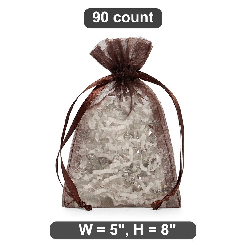 5&#x201D; x 8&#x201D; Organza Bags Perfect for Wedding Favors