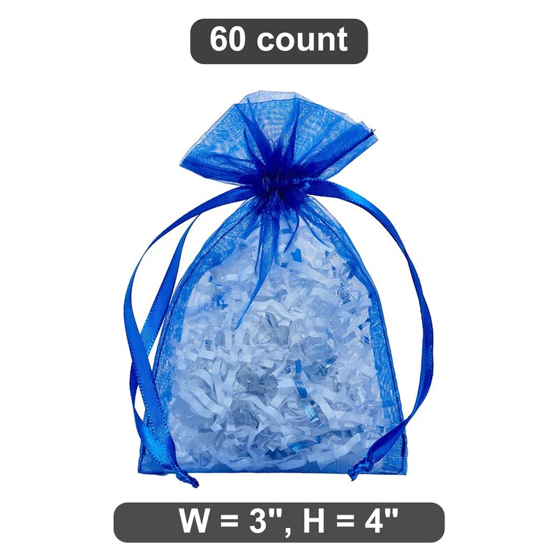 3&#x201D; x 4&#x201D; Sheer Organza Bags Ideal for Small Favors