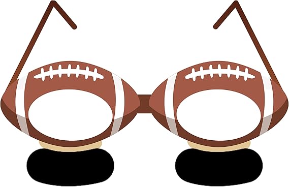 4E's Novelty 36 Pack Football Party Paper Glasses Bulk – Football Party Favors for Kids 8-12 – Football Party Supplies – Football Themed Party Decorations