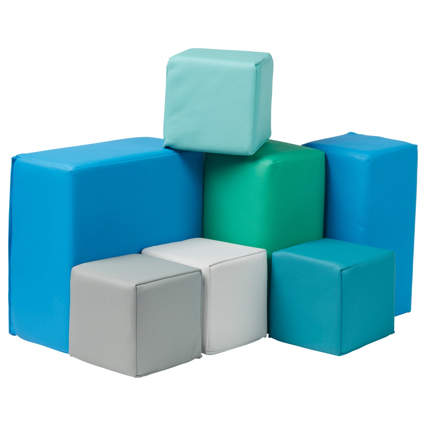 Toddler Foam Building Blocks, Foam Playset, 7-Piece