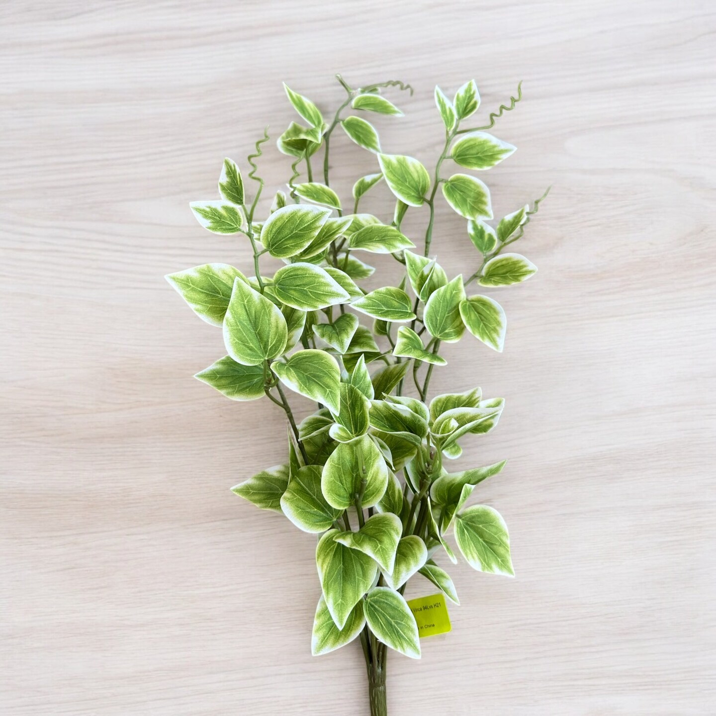 21&#x27;&#x27; Artificial Variegated Vinca Bush - Lifelike Greenery for Decor-13461VAGN