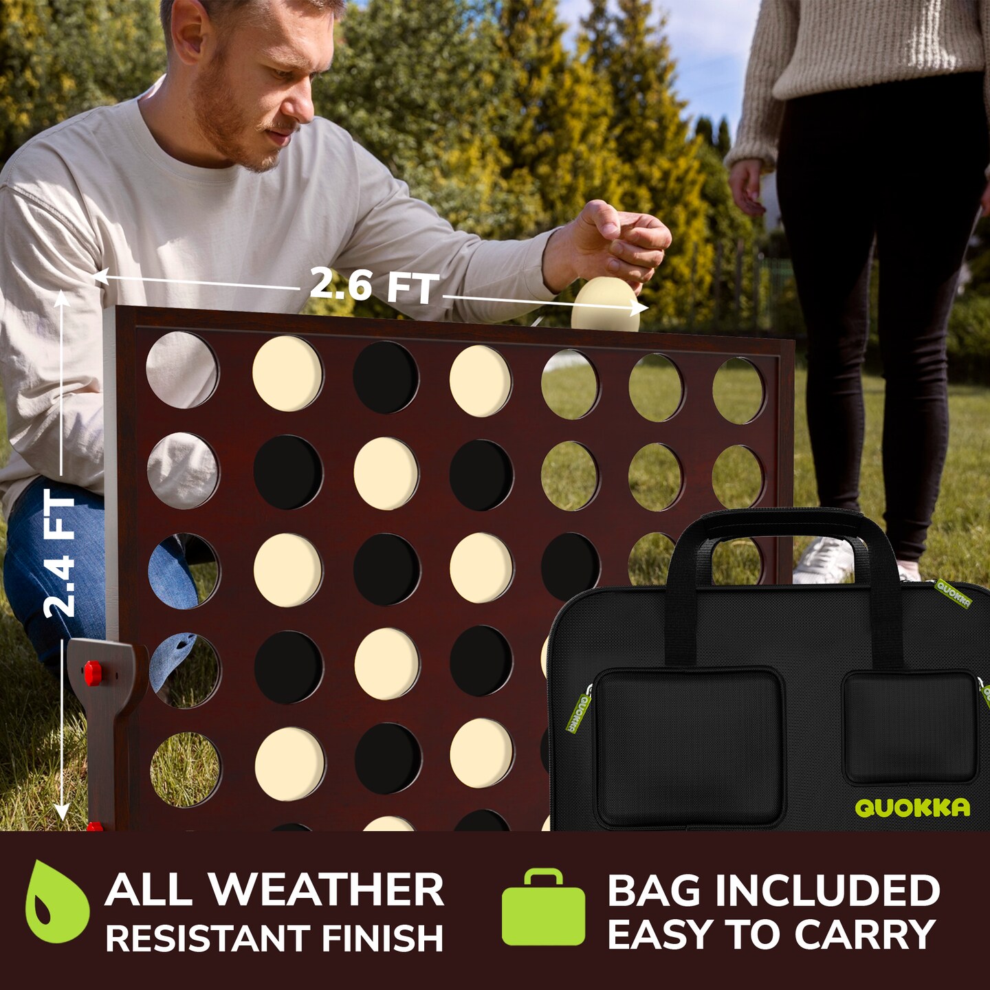 Giant 4-in-1 Connect Outdoor Game