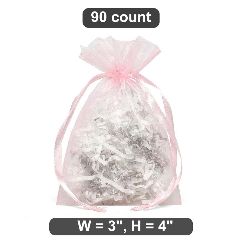 3&#x22; x 4&#x22; Organza Bag Elegant Mini Pouch