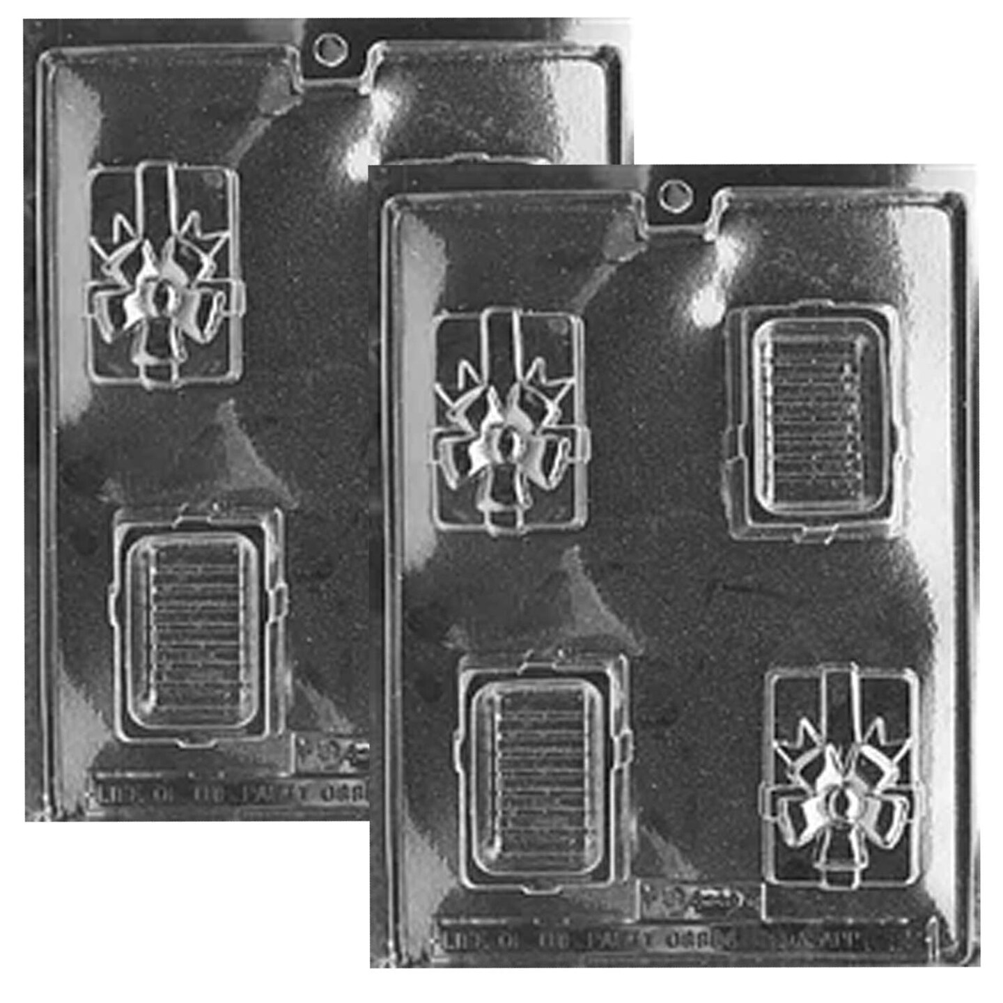 Small Gift Box with Bow Chocolate Mold for Elegant Creations