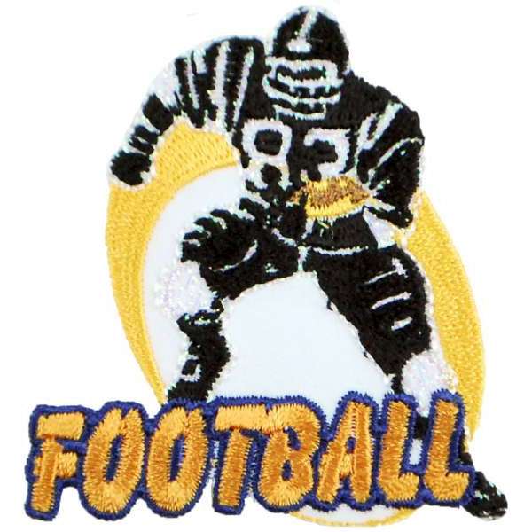 Football Sport Embroidered Iron-on Applique/Patch