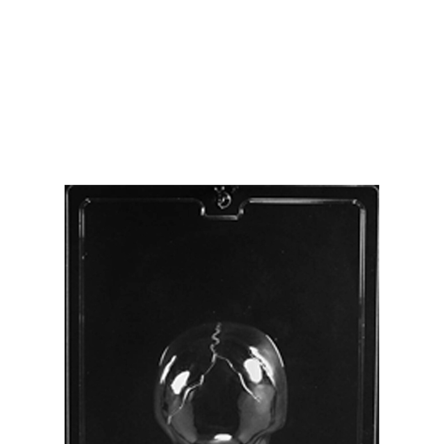 Medium 3D Skull Chocolate Mold for Halloween and Pirate Treats
