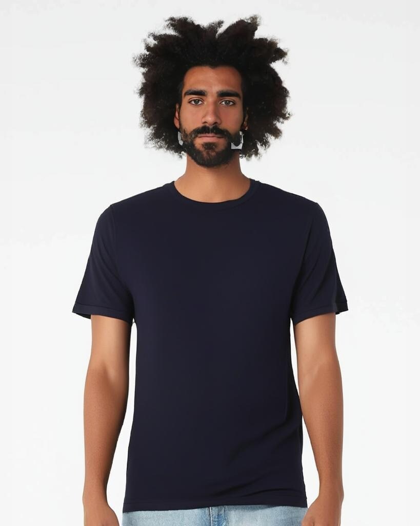 BELLA + CANVAS Ultra Soft Short Sleeve Crewneck Jersey Shirt – Cotton Tee for Comfort Wear