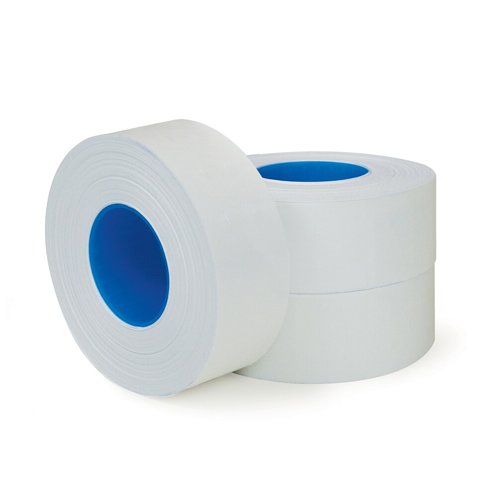 Garvey 1-Line Label Roll, White, 1200 Labels/Roll, 3 Rolls/Pack