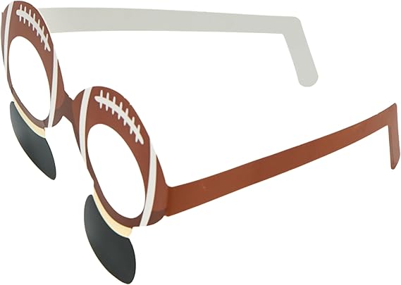 4E's Novelty 36 Pack Football Party Paper Glasses Bulk – Football Party Favors for Kids 8-12 – Football Party Supplies – Football Themed Party Decorations