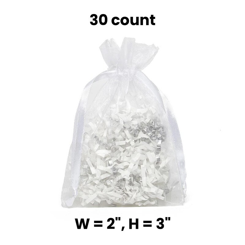 2&#x22; x 3&#x22; Organza Bag Ideal for Small Keepsakes