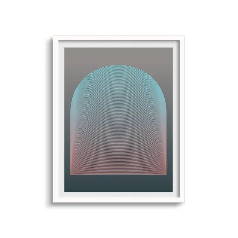 Moir&#xE9;  Zen Arc Fine Art Print
