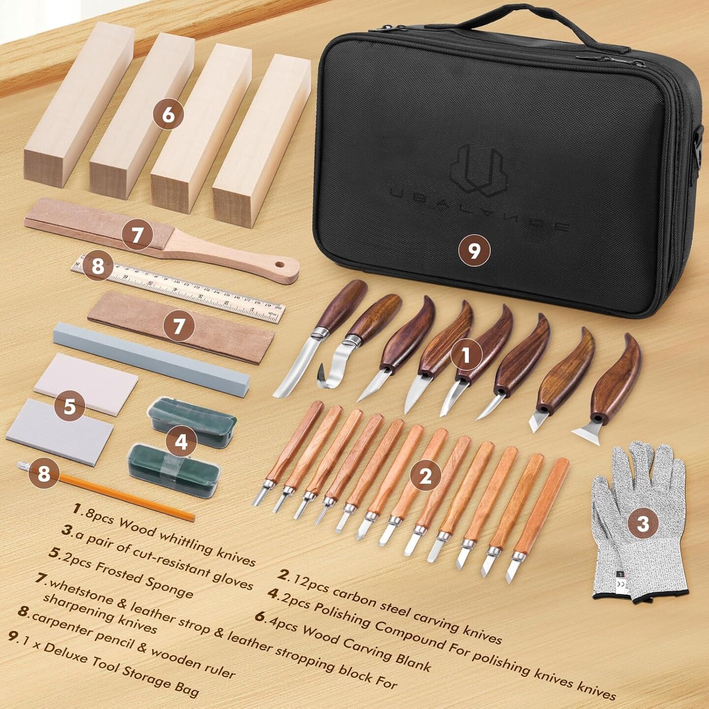 35-in-1 Whittling Kit for Beginners