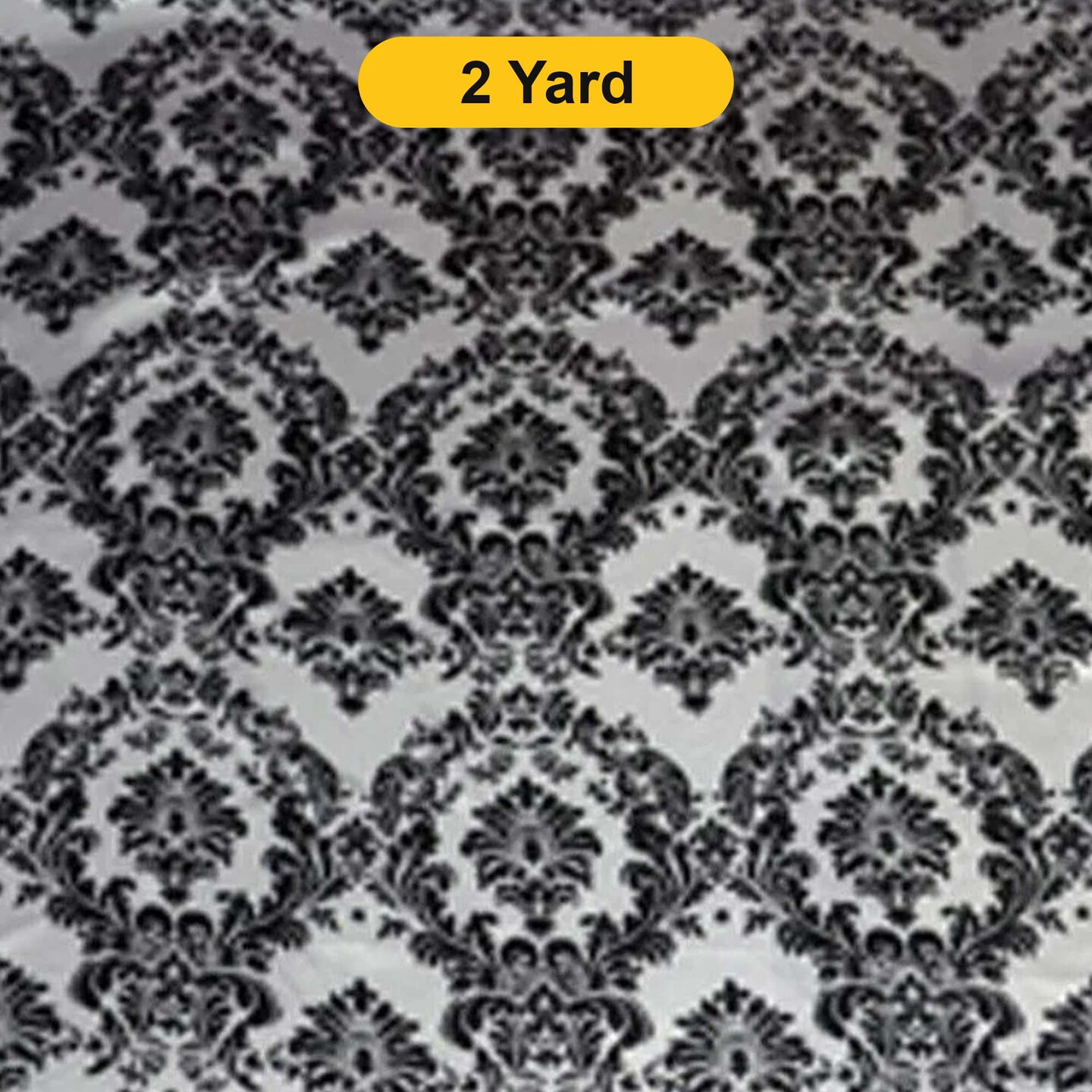 Damask Satin Print Fabric Lamour Dull Satin 60&#x22; Wide