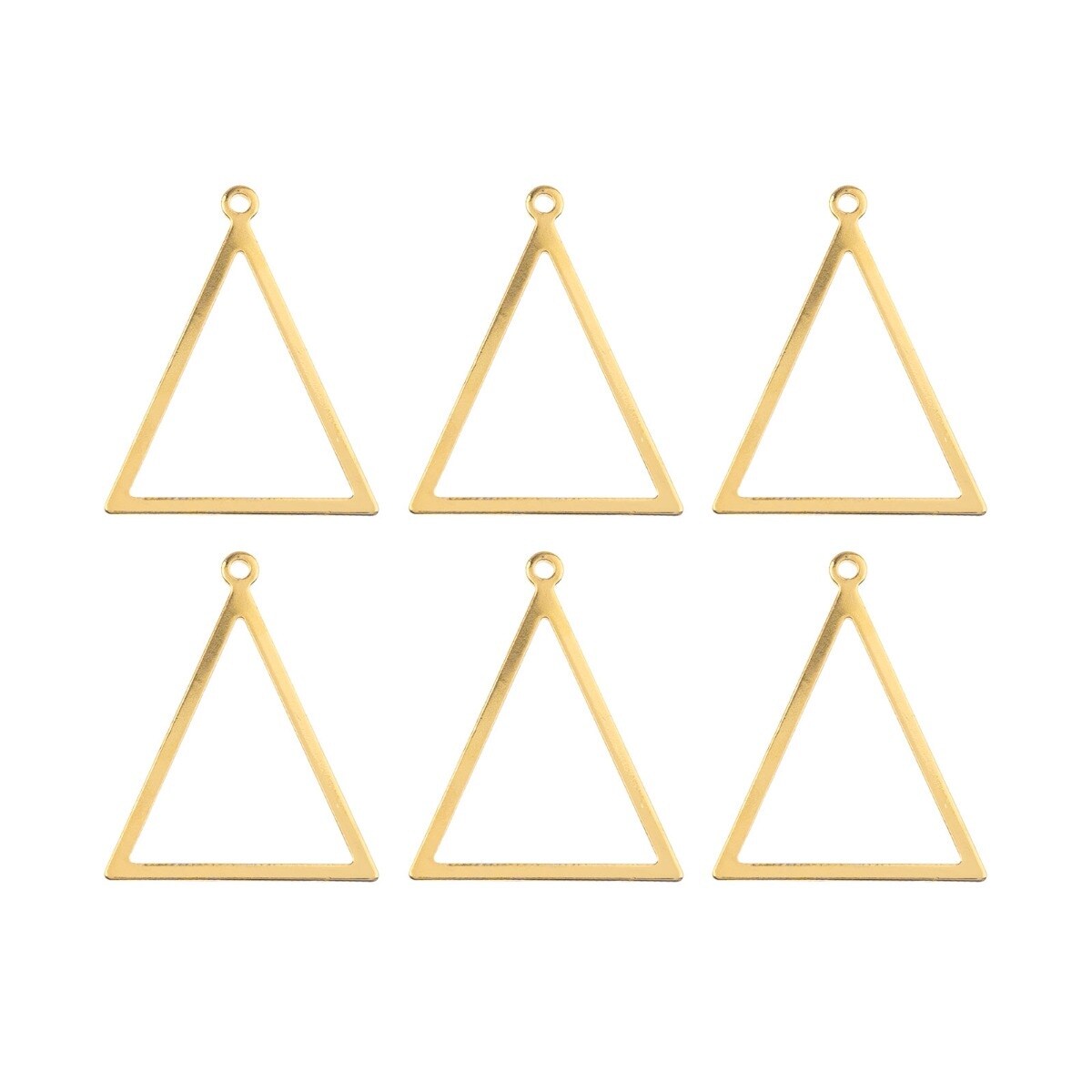 John Bead 34mm Triangle Beadwork Pendants