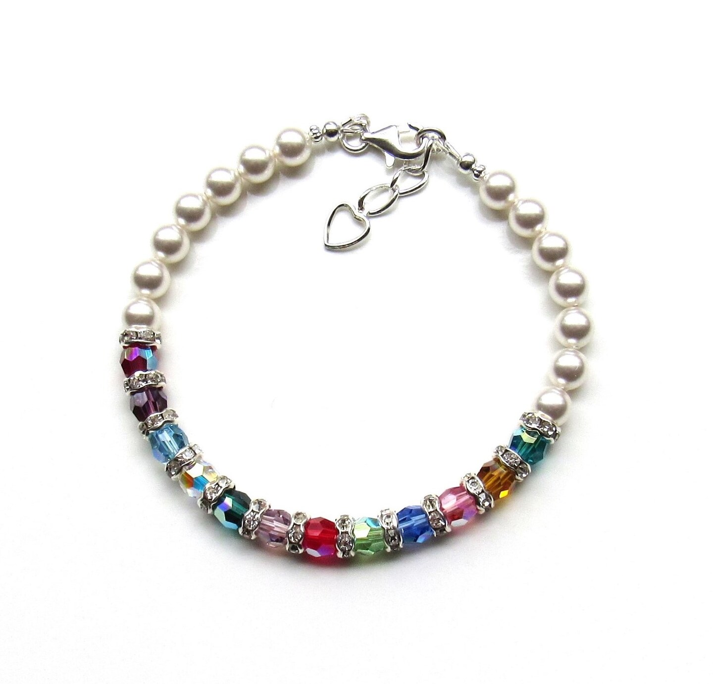 Personalized Mother Grandma Bracelet With Birthstones, Include Up To 18 Birthstones, Family Jewelry, Great Grandma Gift, Mothers Day Gift 431032060177743872