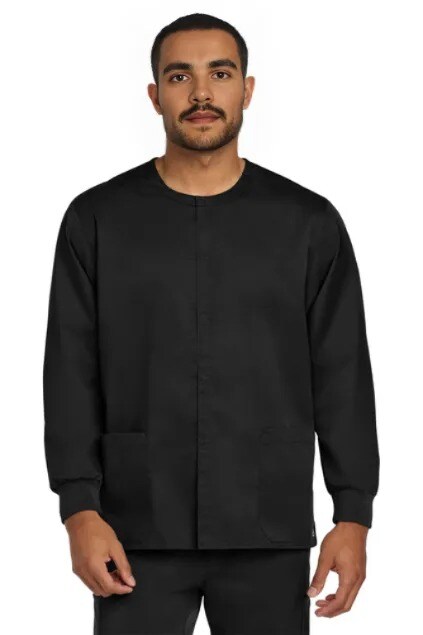 Wink&#xAE; WorkFlex Snap Front Scrub Jacket Comfortable