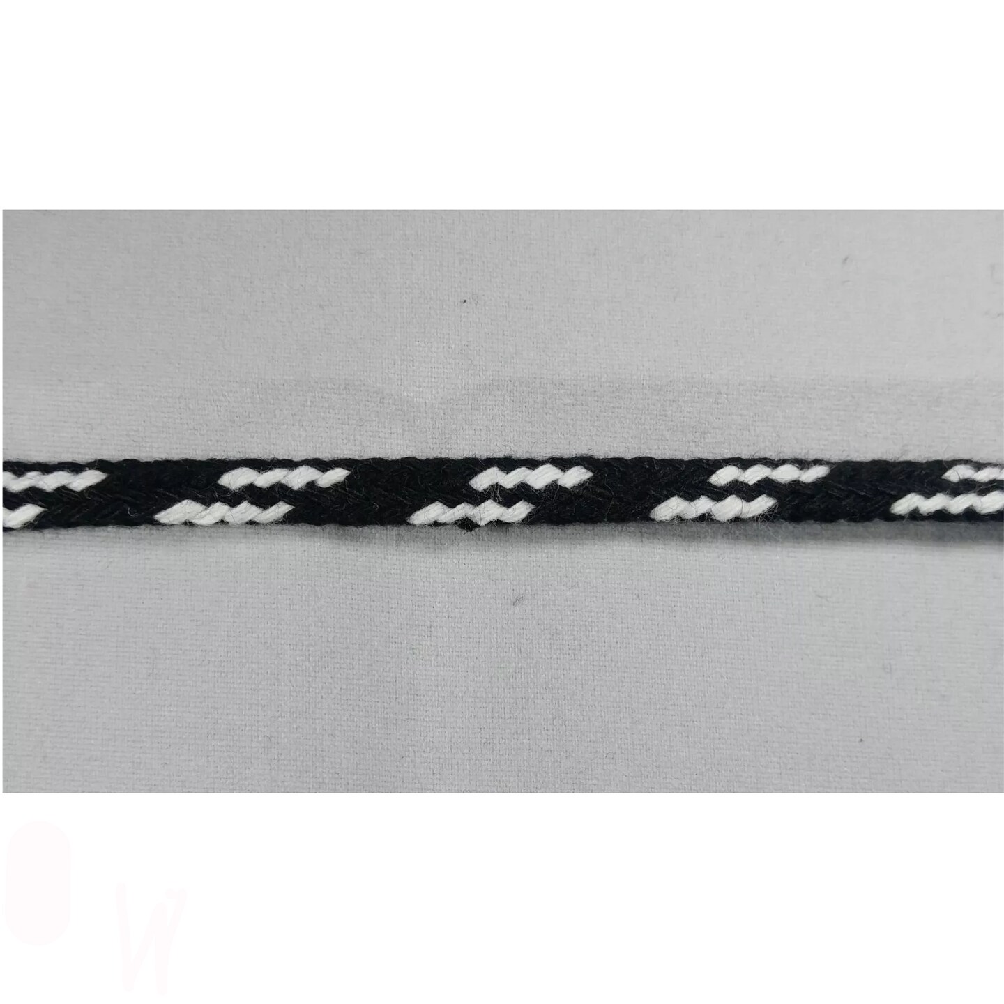 Kitcheniva Black White Drawcord Round Braided Drawstring Cord