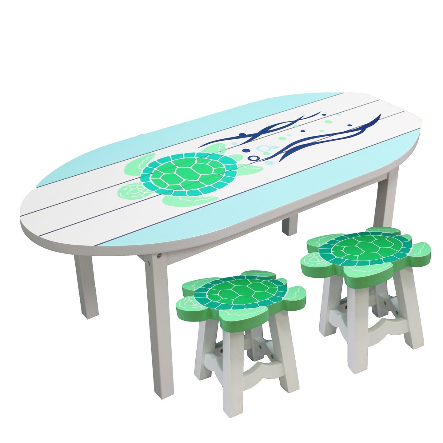Sea Turtle Table &#x26; 2 Seats