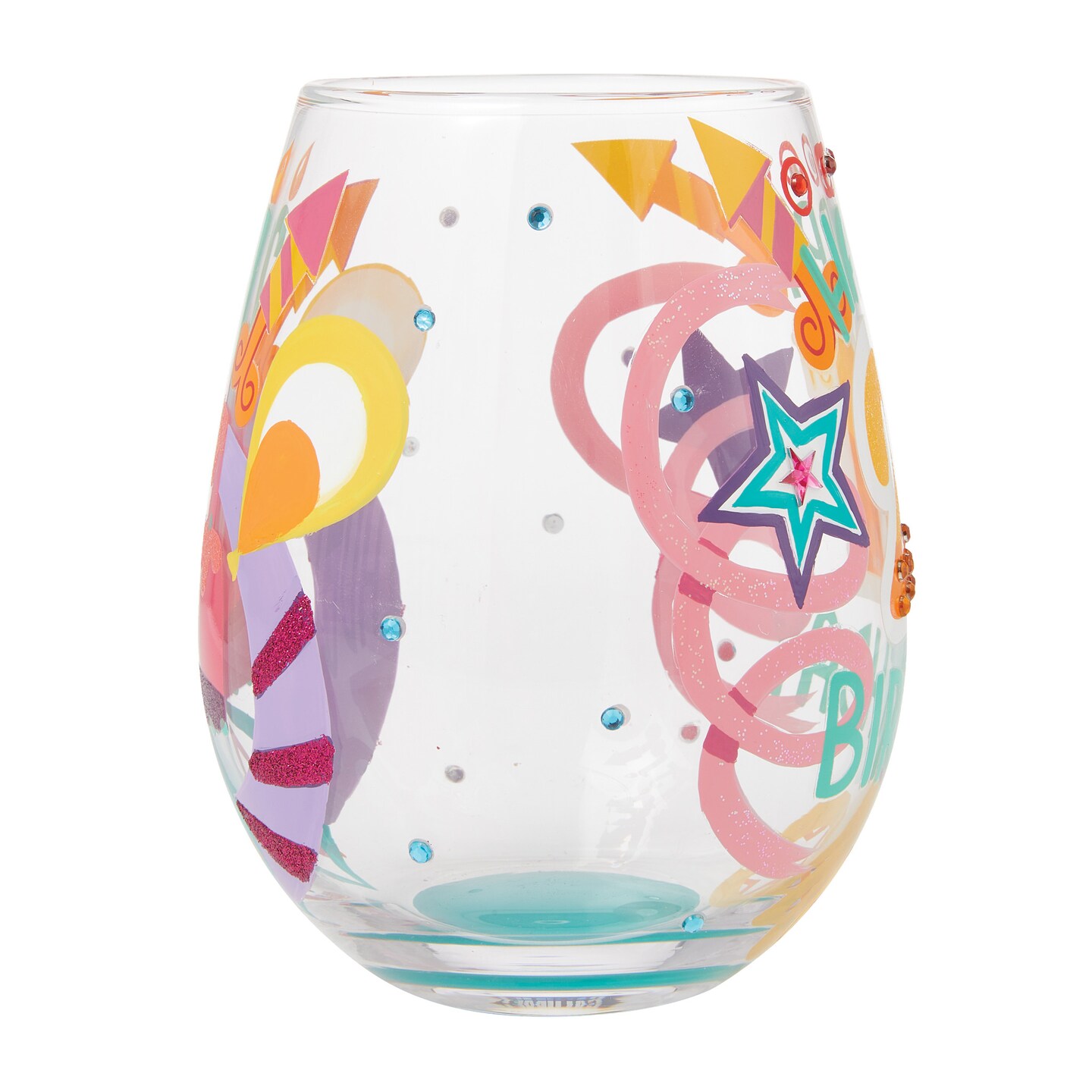 Enesco Lolita Happy 21st Stemless Wine Glass