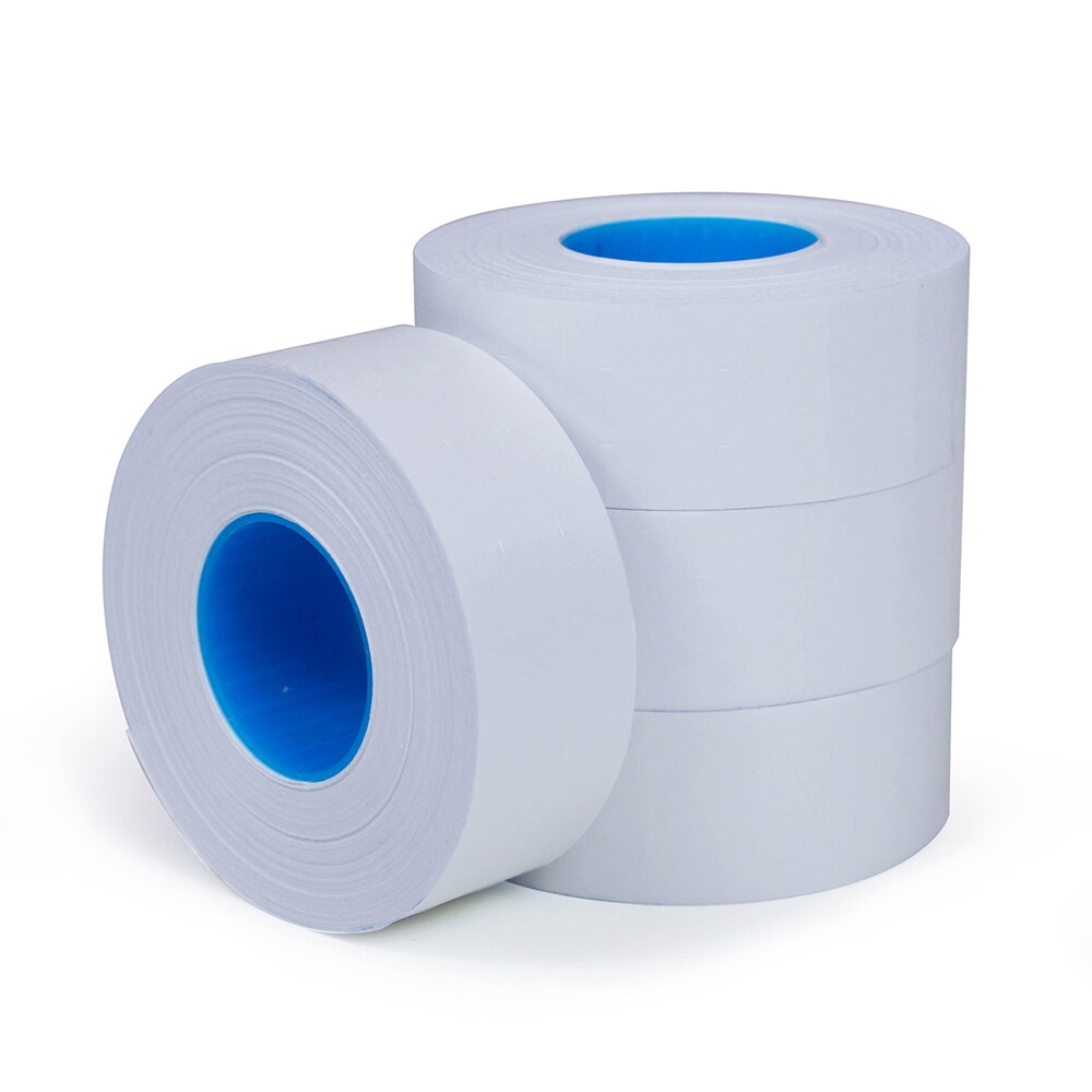 Garvey One-Line Pricemarker Removable Labels with Tamper Resistant Cross-Cut, 0.44 x 0.81, White, 1,200/Roll, 16 Rolls/Box