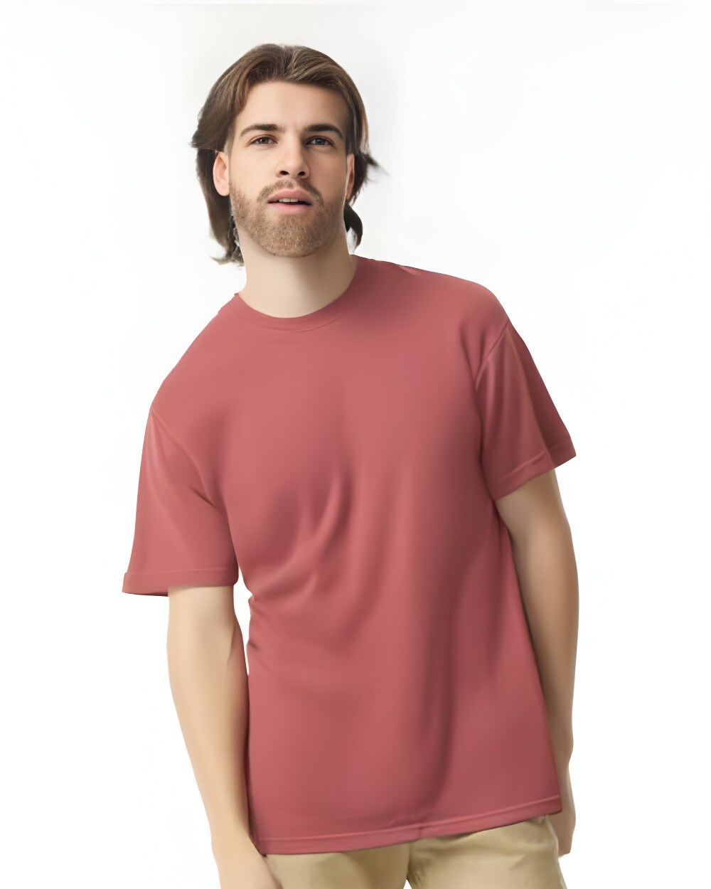 Adult Garment Dyed Heavyweight Crewneck T-Shirt for Vintage, Daily & Relaxed Outfit Wear