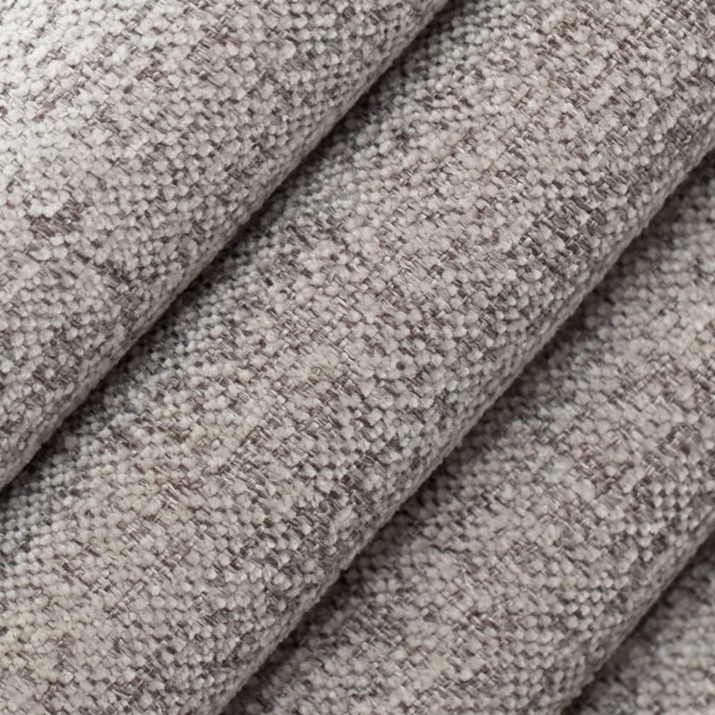 Grey Stain Resistant Performance Pet Friendly Texturedd Upholstery Fabric by The Yard - SKU: Humphrey Fossil