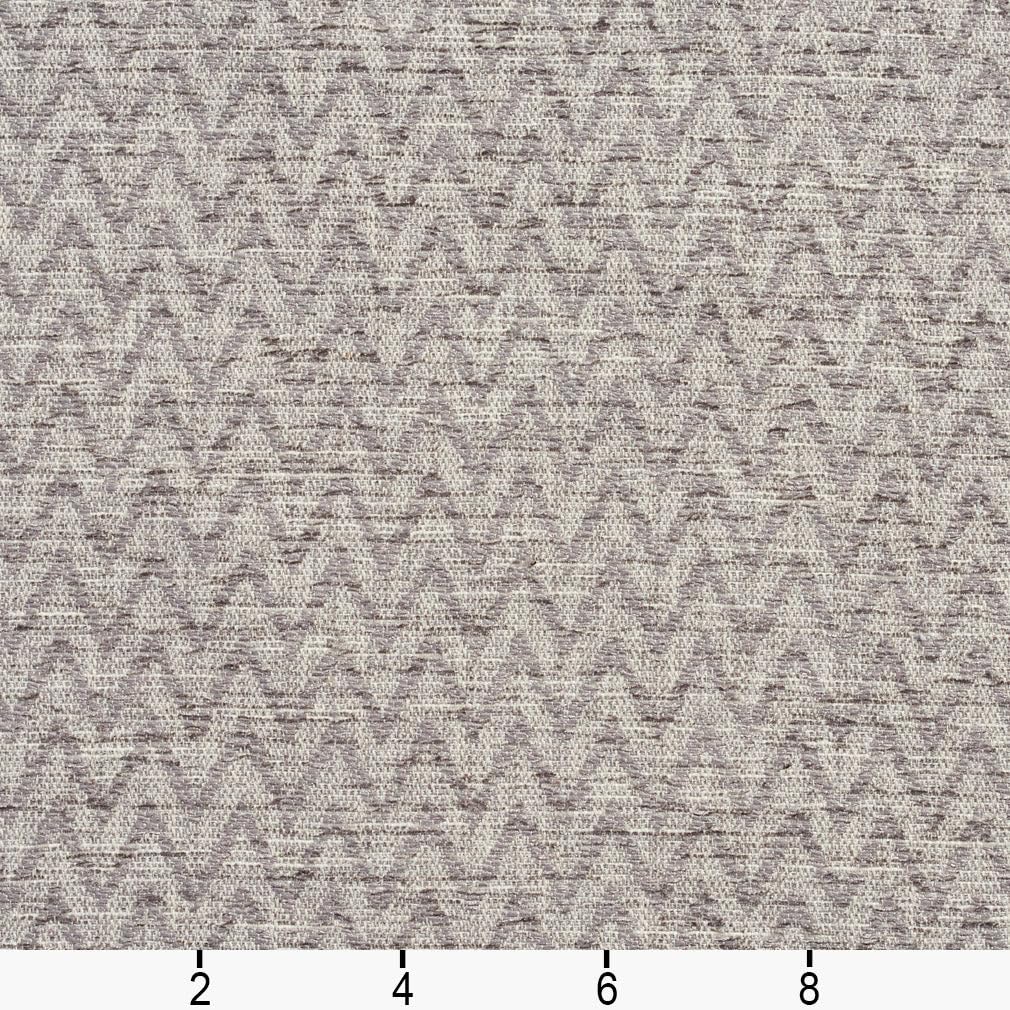 Grey Abstract Chevron Woven Pattern Upholstery Fabric by The Yard - SKU: Conley Flannel