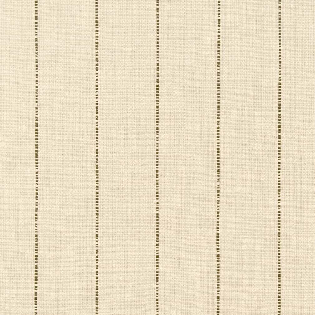 Green Stripe Linen Look Woven Pattern Upholstery Fabric by The Yard - SKU: Aidan Olive