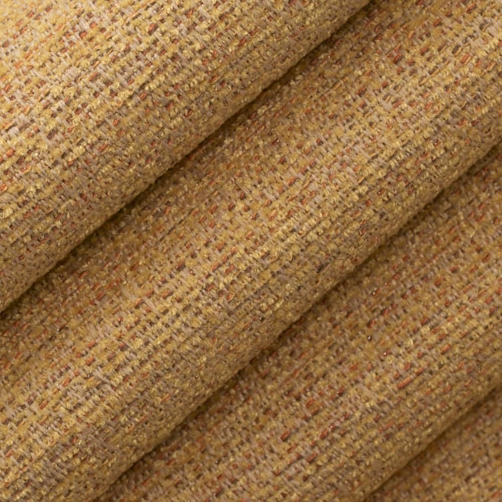 Yellow Textured Upholstery Fabric by The Yard - SKU: Kenwood Saffron