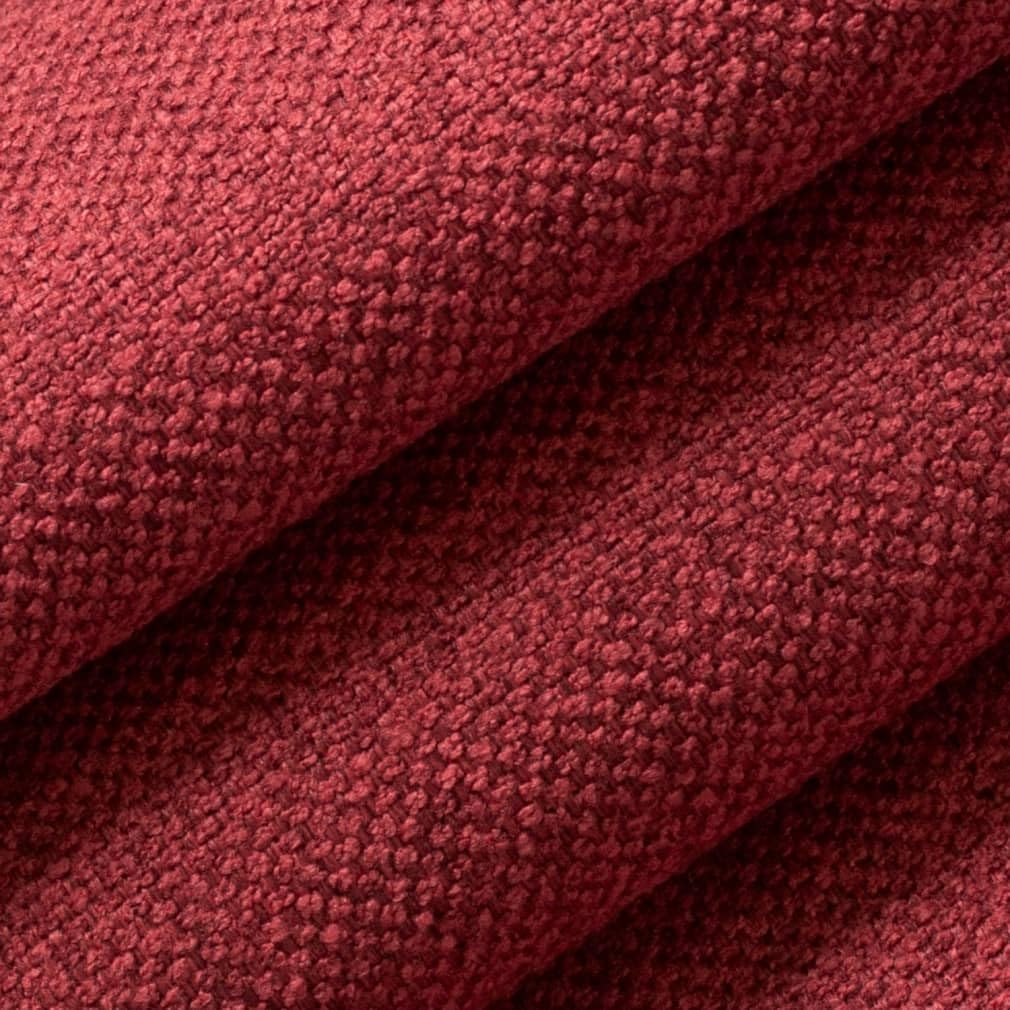 Red Fade Resistant Plain Textured Upholstery Fabric by The Yard - SKU: Charger Cherry