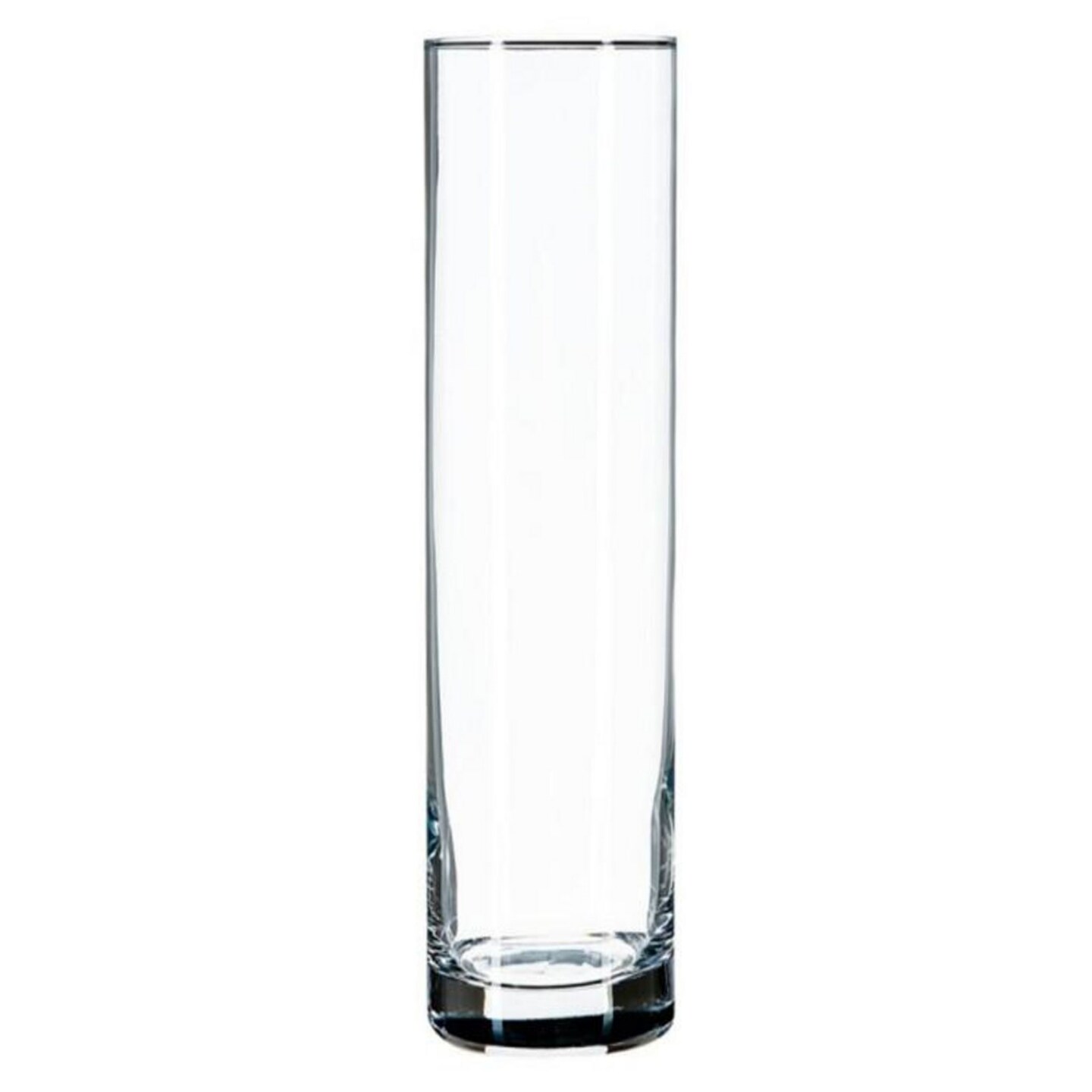 Cylindrical Transparent Glass Vase Perfect for Flowers and Decorative Fillers