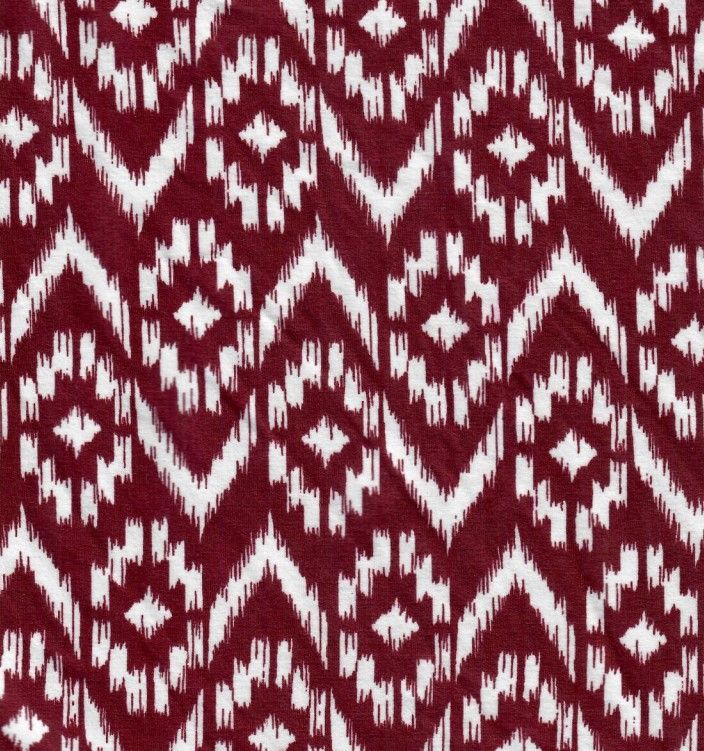 Tribal Boho Print Fabric DTY Brushed Knit 58/60" Wide Soft Stretch Material