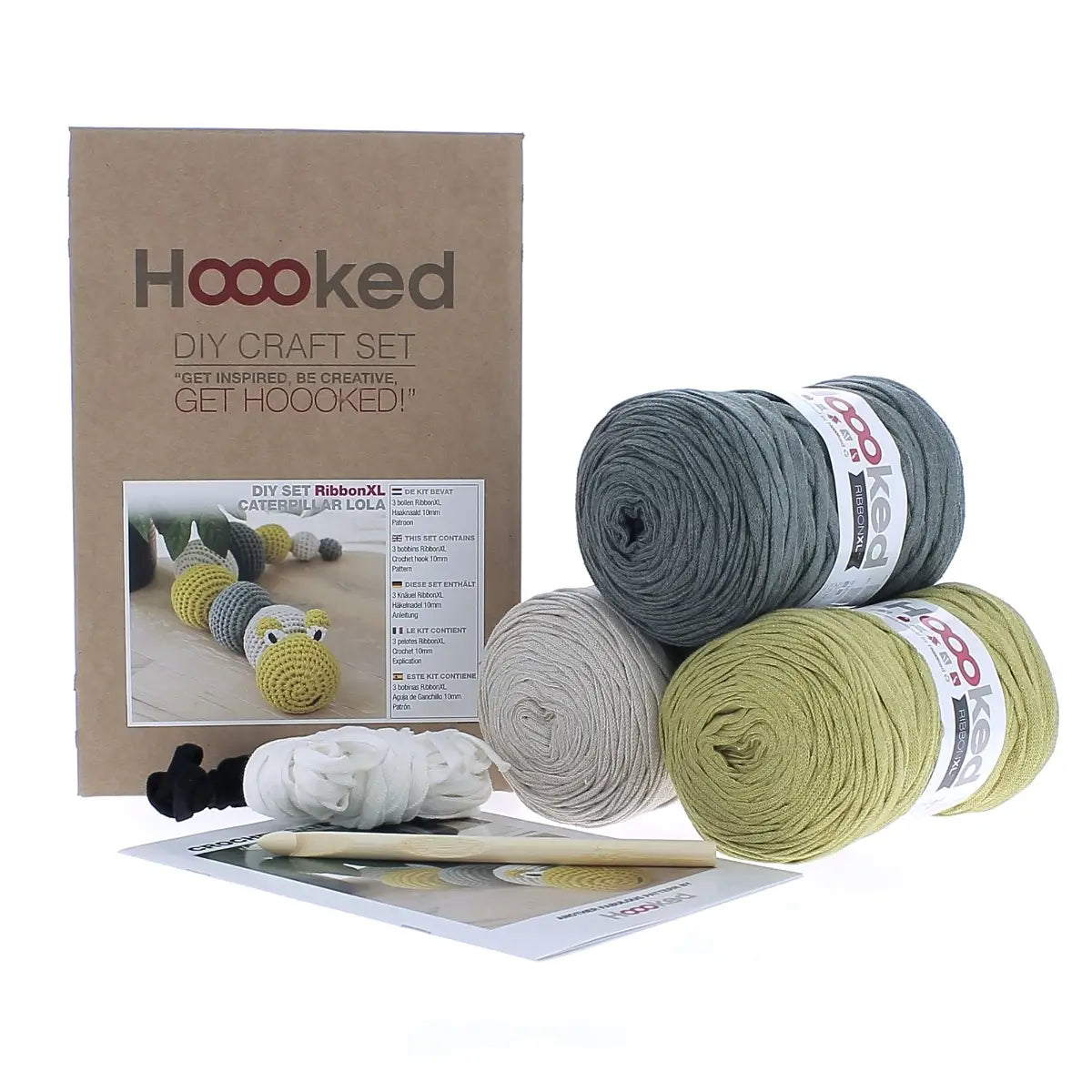 DIY Crochet Kit by Hoooked  Caterpillar Lola PAK232