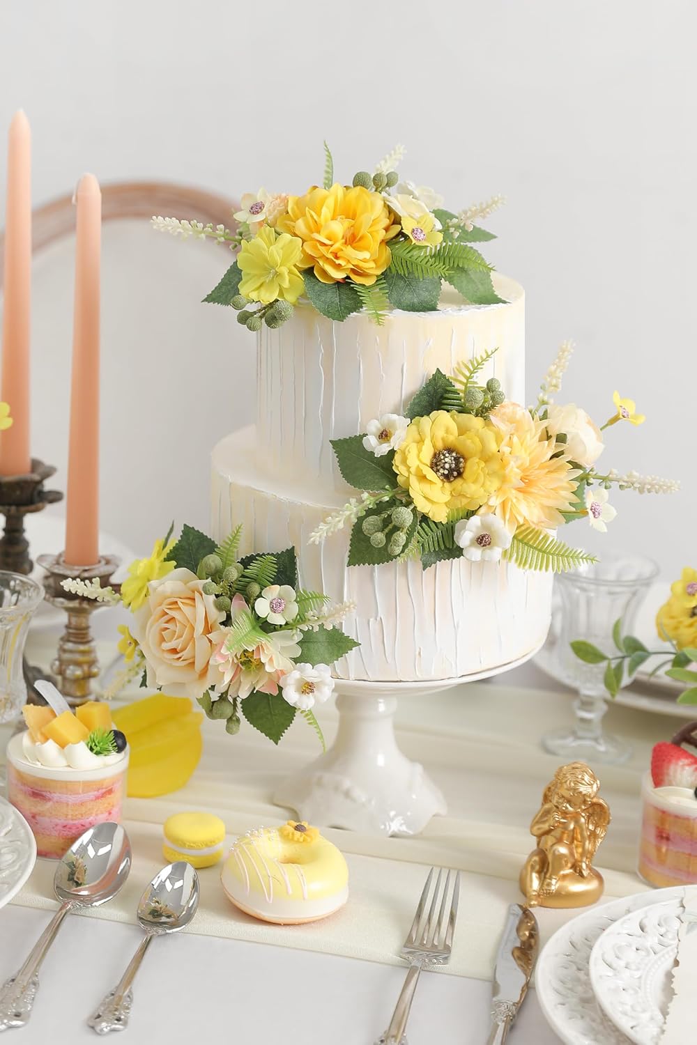 Artificial Silk Flower Floral Arrangement