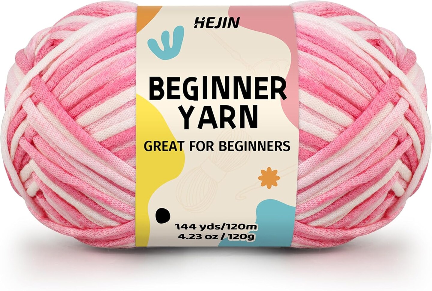 120g Pink Yarn