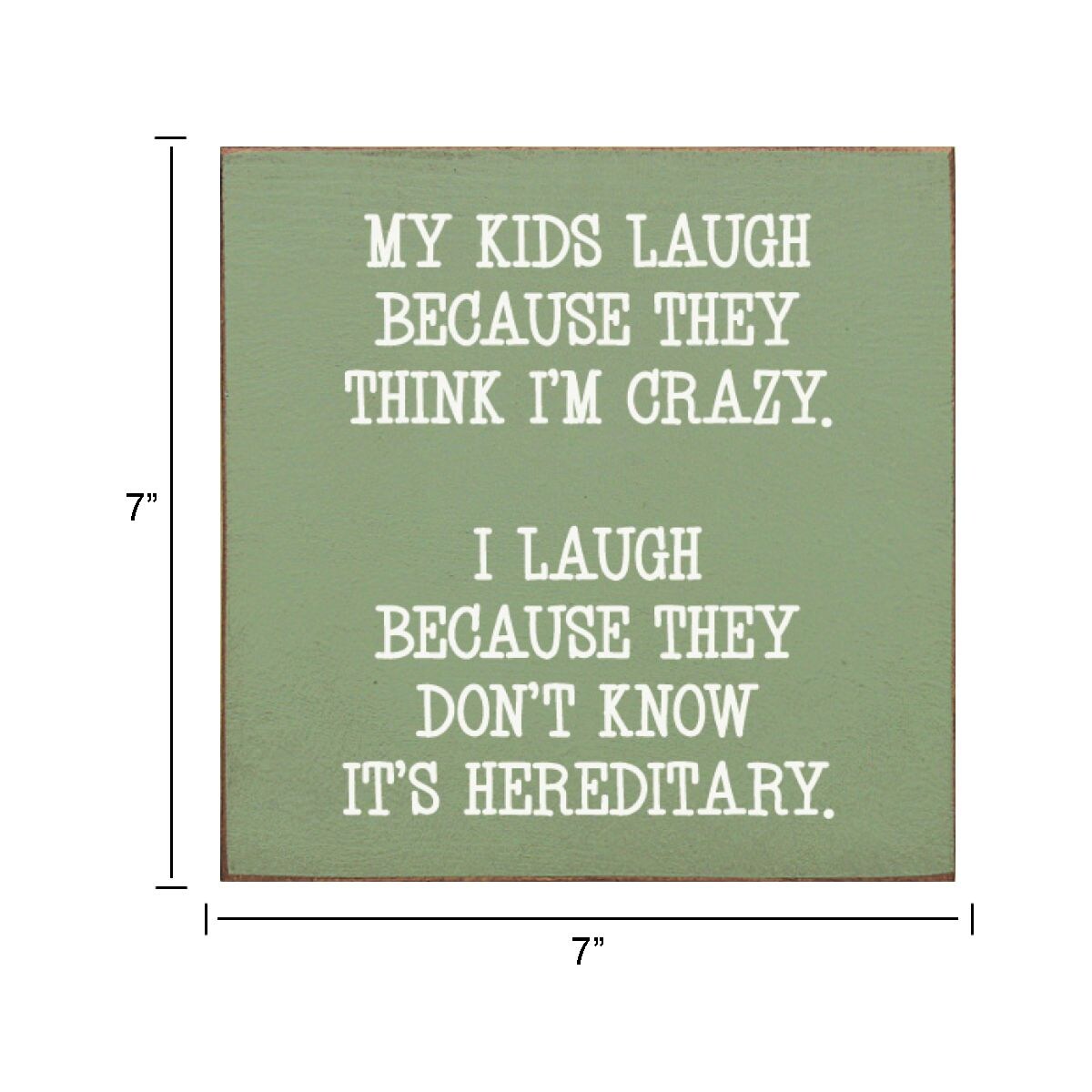 Rustic Knotty Pine Wood Sign with Humorous Quote and Wall or Shelf Display