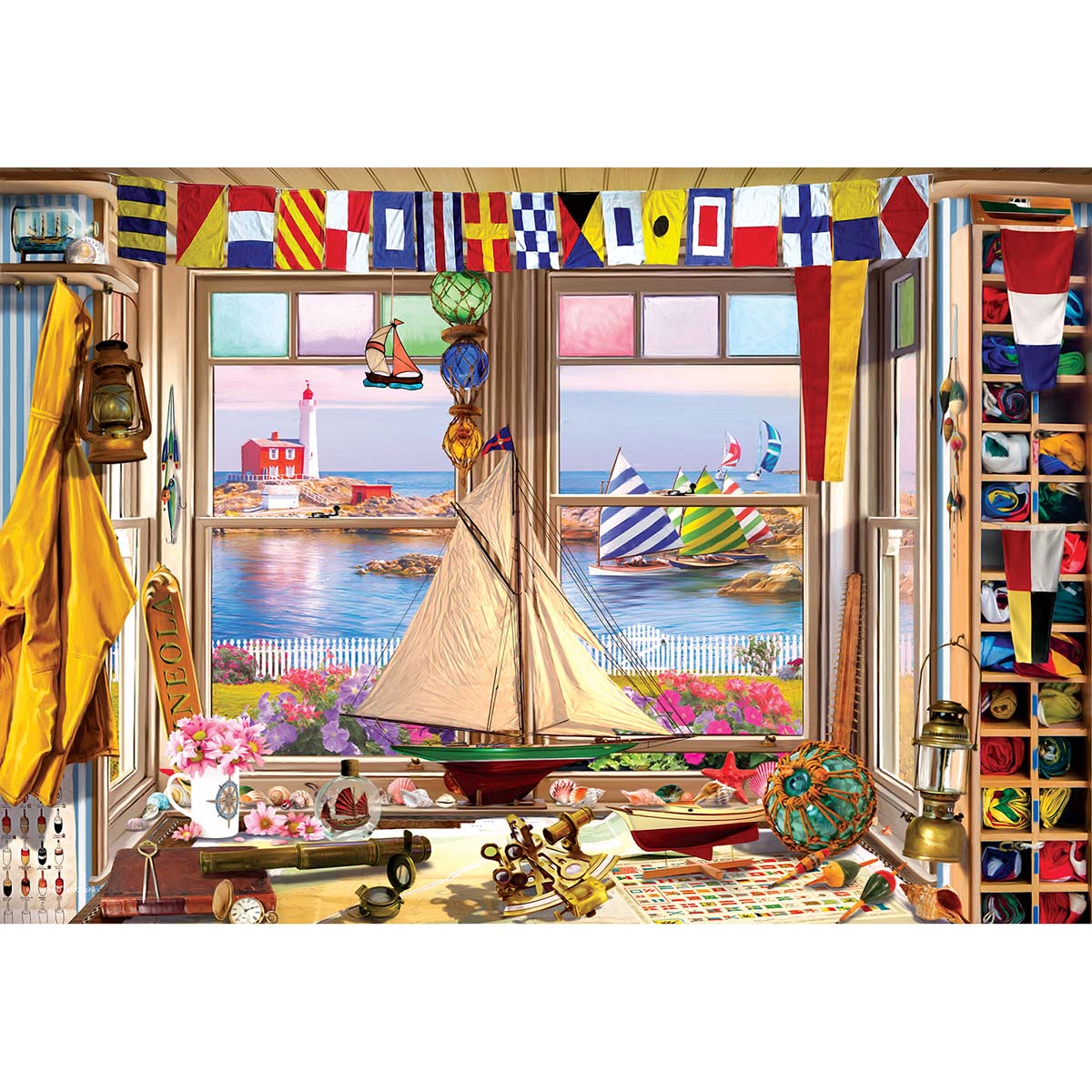 Eurographics Lighthouse Tin Jigsaw Puzzle