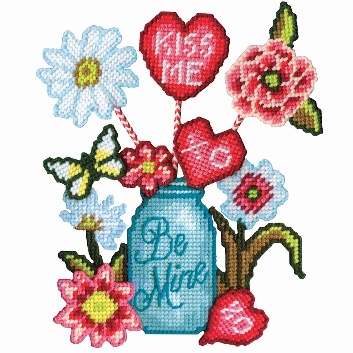 Design Works  Be Mine Plastic Canvas Kit
